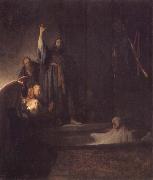REMBRANDT Harmenszoon van Rijn The Raising of Lazarus oil painting on canvas